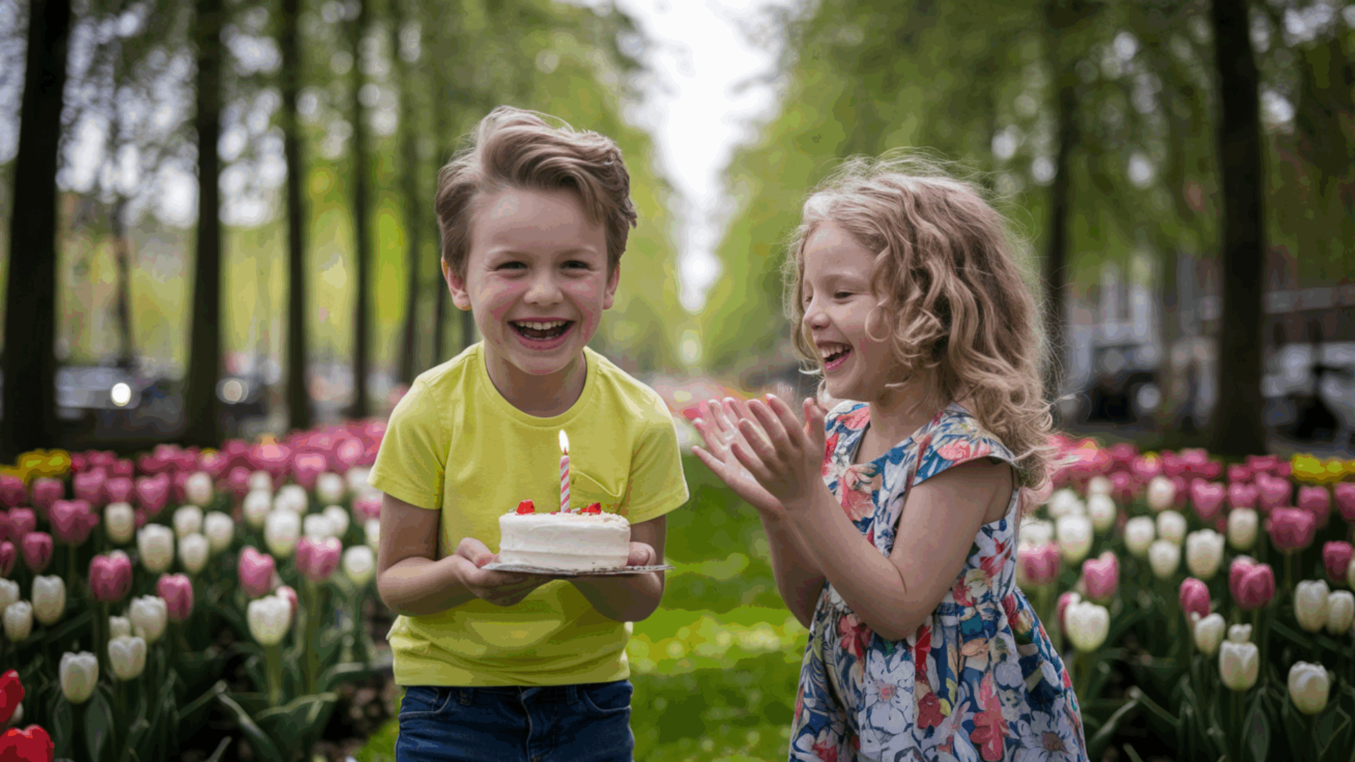 Kids birthday in Amsterdam nature