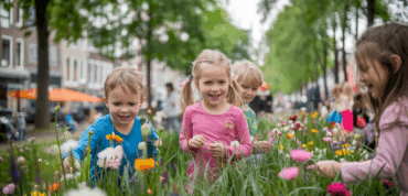 Nature-based kids party Amsterdam