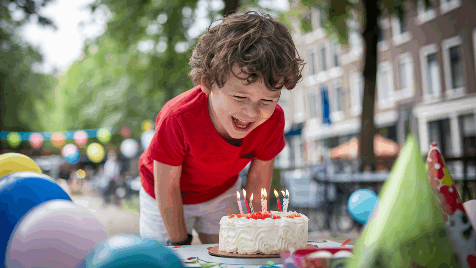 Outdoor kids party Amsterdam