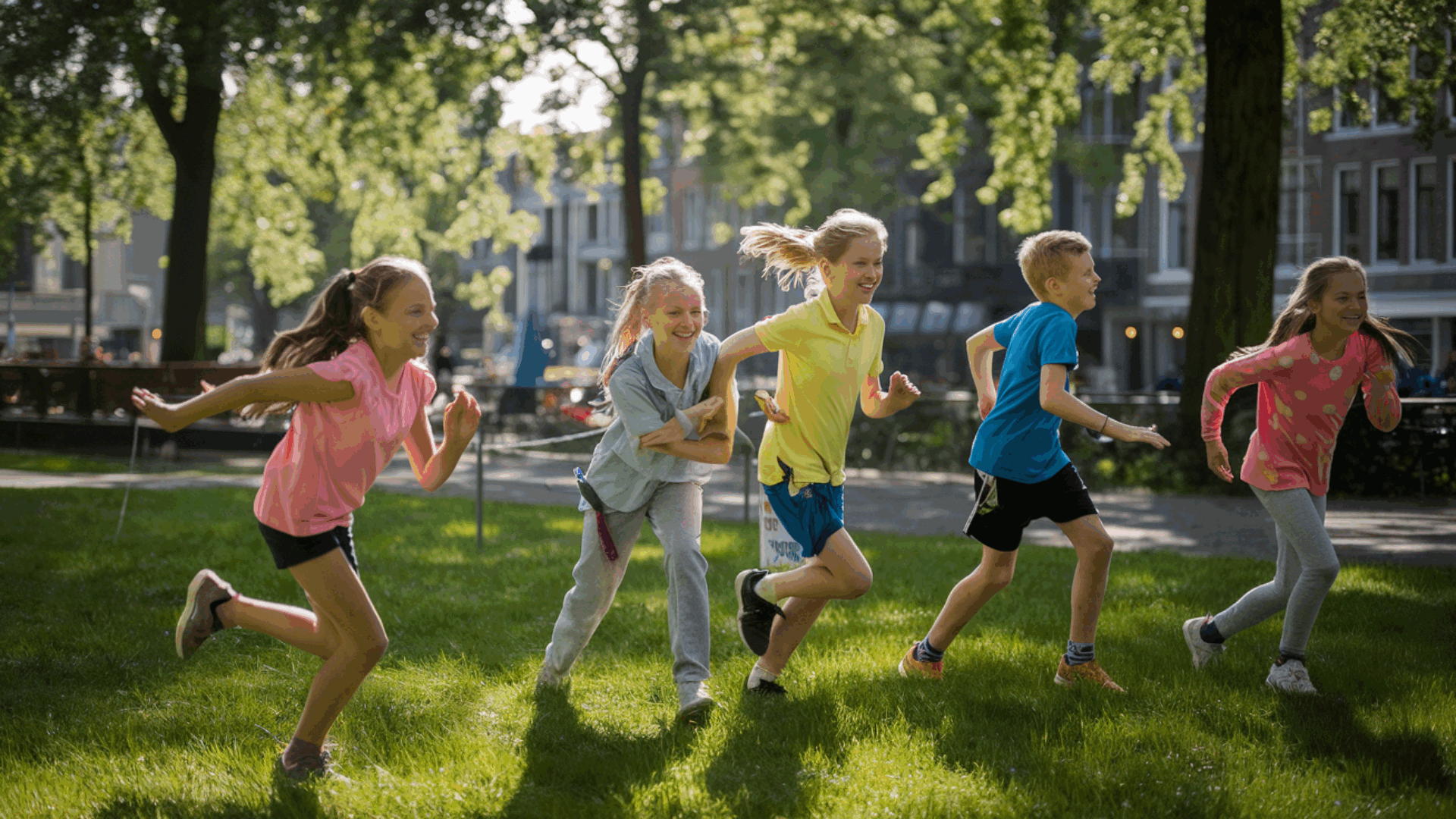 Outdoor laser tag for children Amsterdam