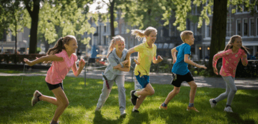 Outdoor laser tag for children Amsterdam