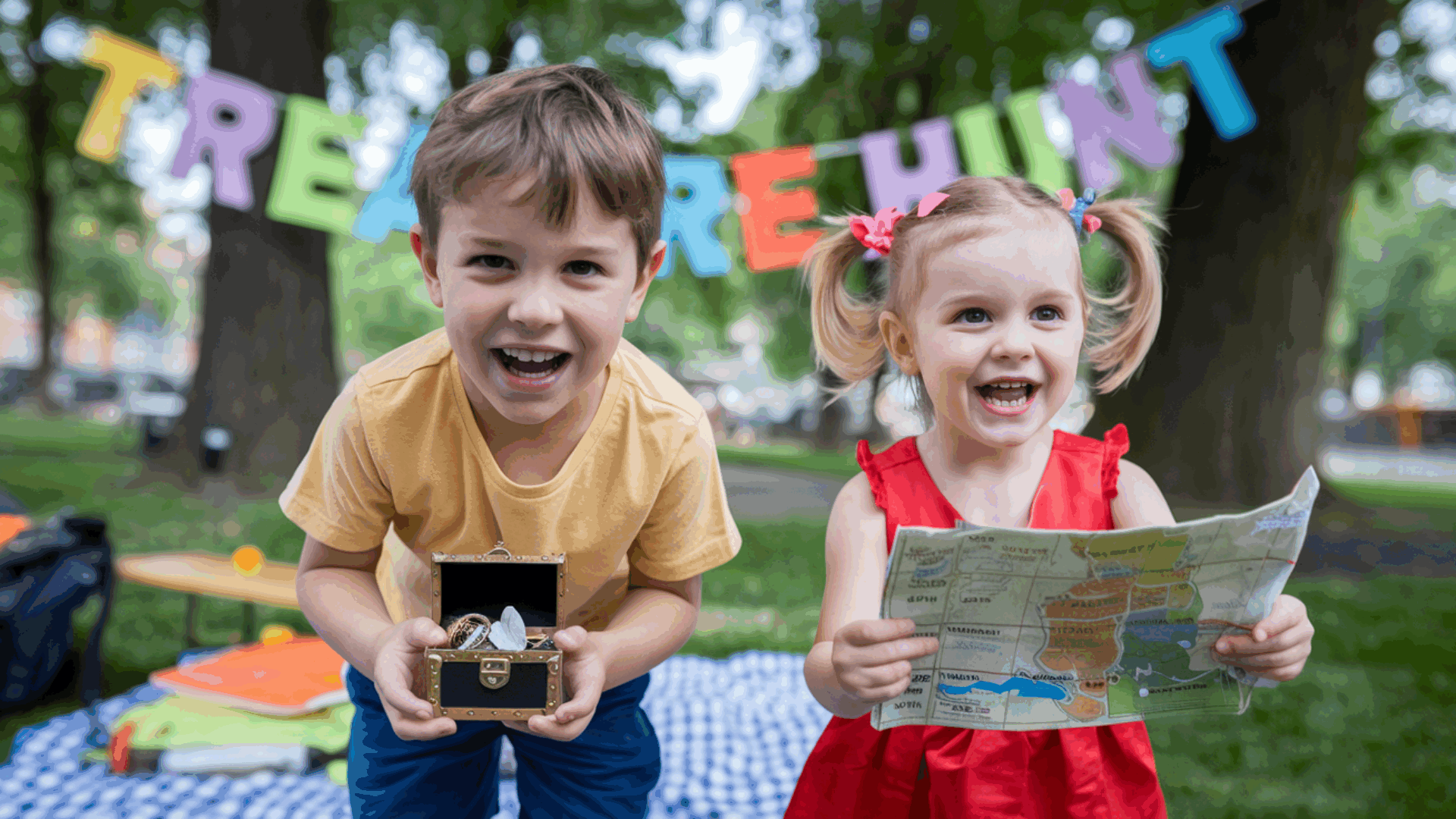 Treasure hunt party Amsterdam for children