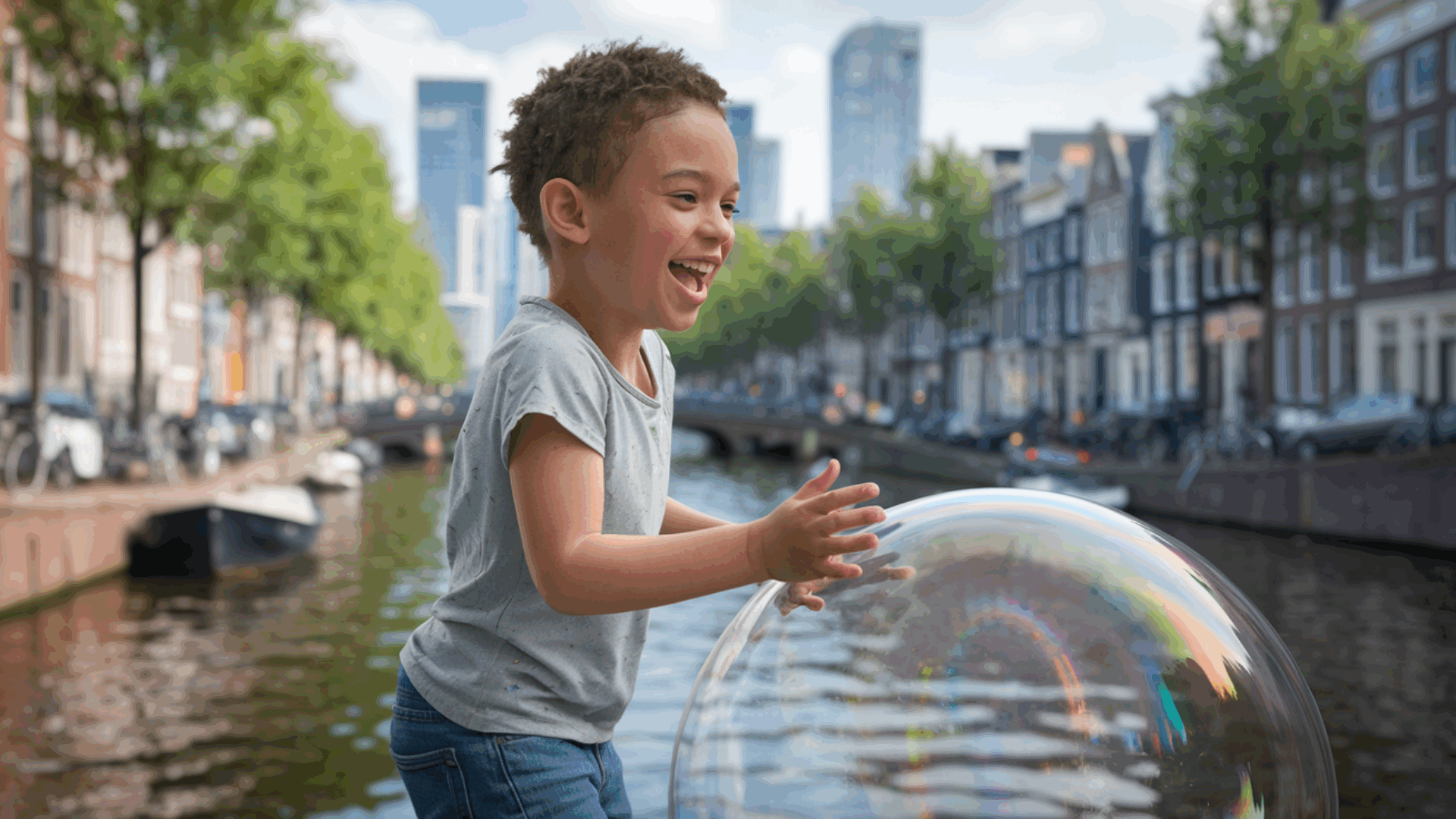 kinderfeestje bubblebal Amsterdam