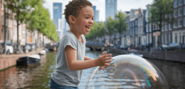kinderfeestje bubblebal Amsterdam