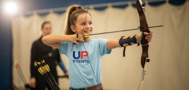 Is boogschieten bij UP Events Kids veilig?
