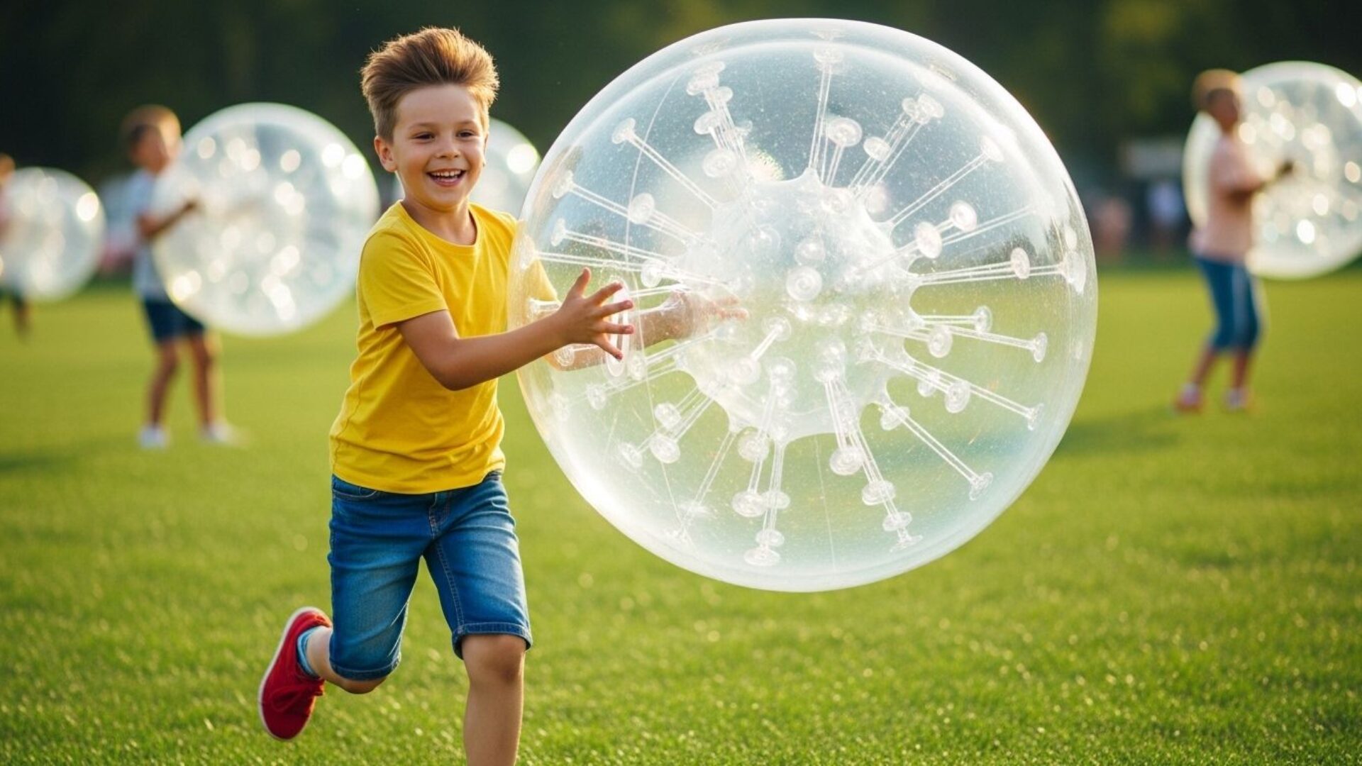 Wat houdt een bubbleball kinderfeestje in?