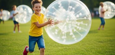 Wat houdt een bubbleball kinderfeestje in?