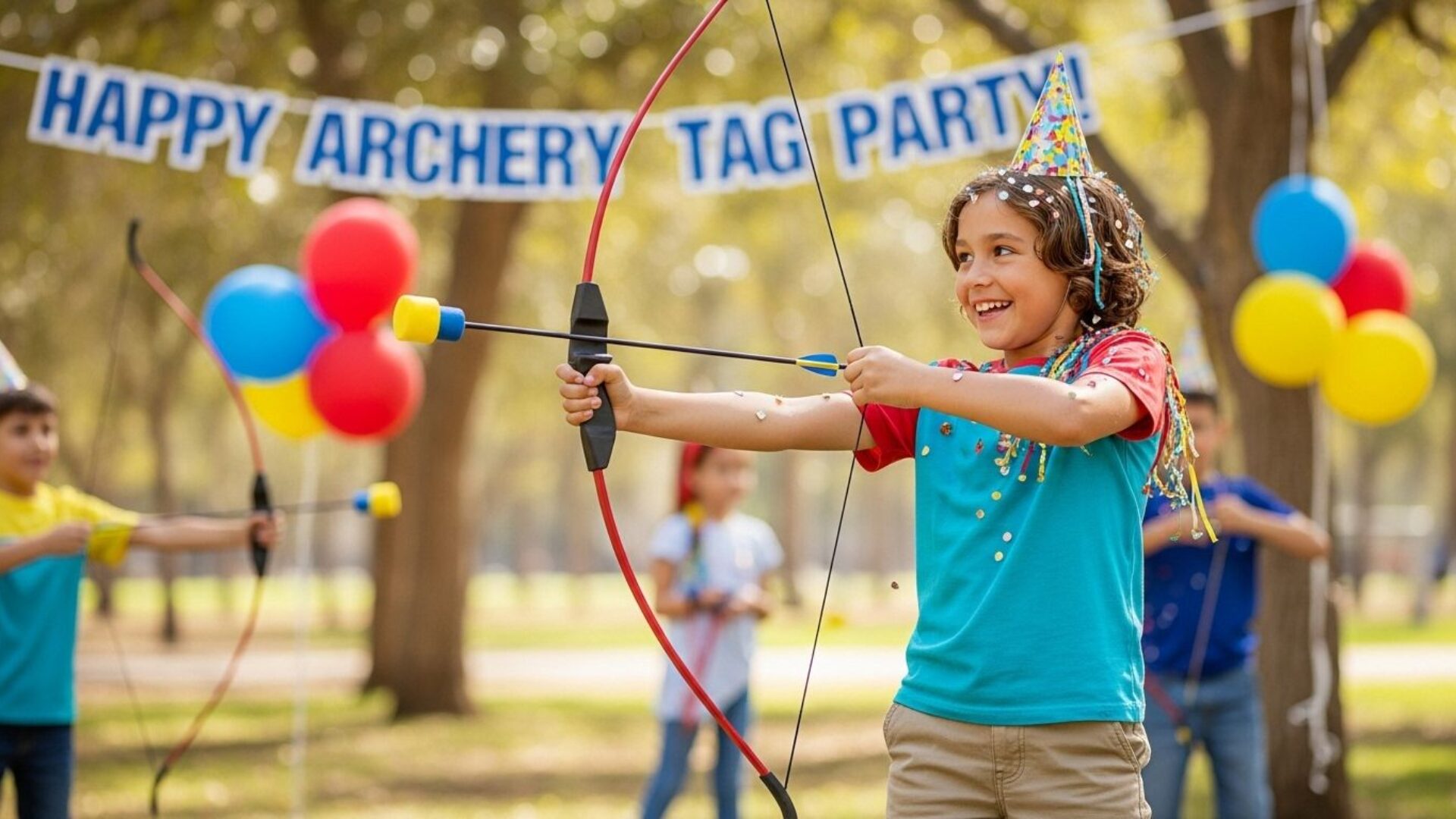 Wat is archery tag kinderfeestje precies?