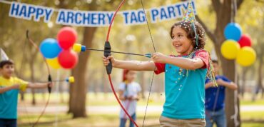 Wat is archery tag kinderfeestje precies?