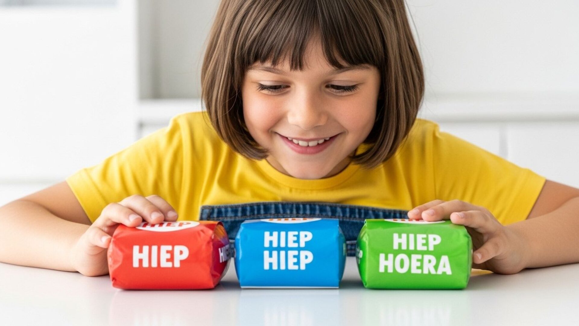Wat is het verschil tussen Hiep, Hiep Hiep en Hiep Hoera pakketten?