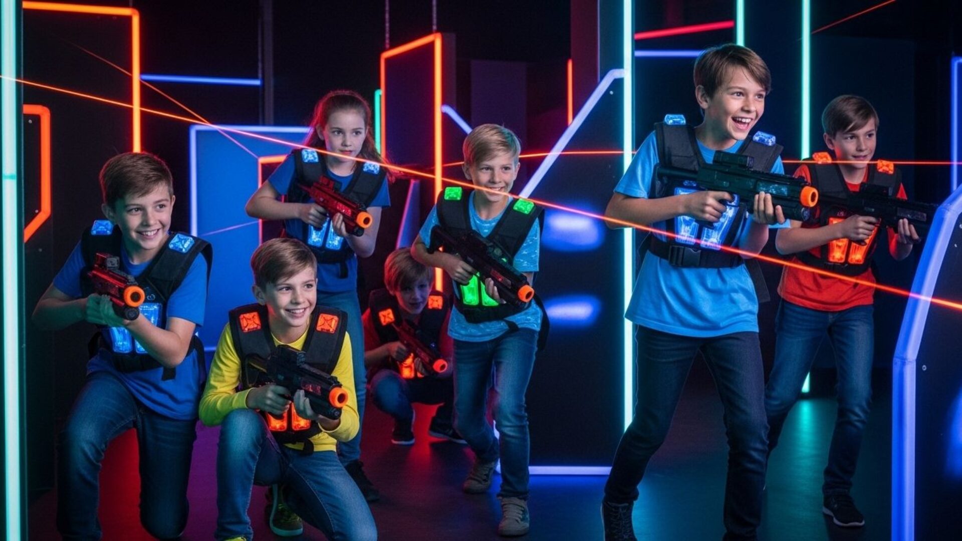 Welke leeftijd is geschikt voor een lasergame feestje?