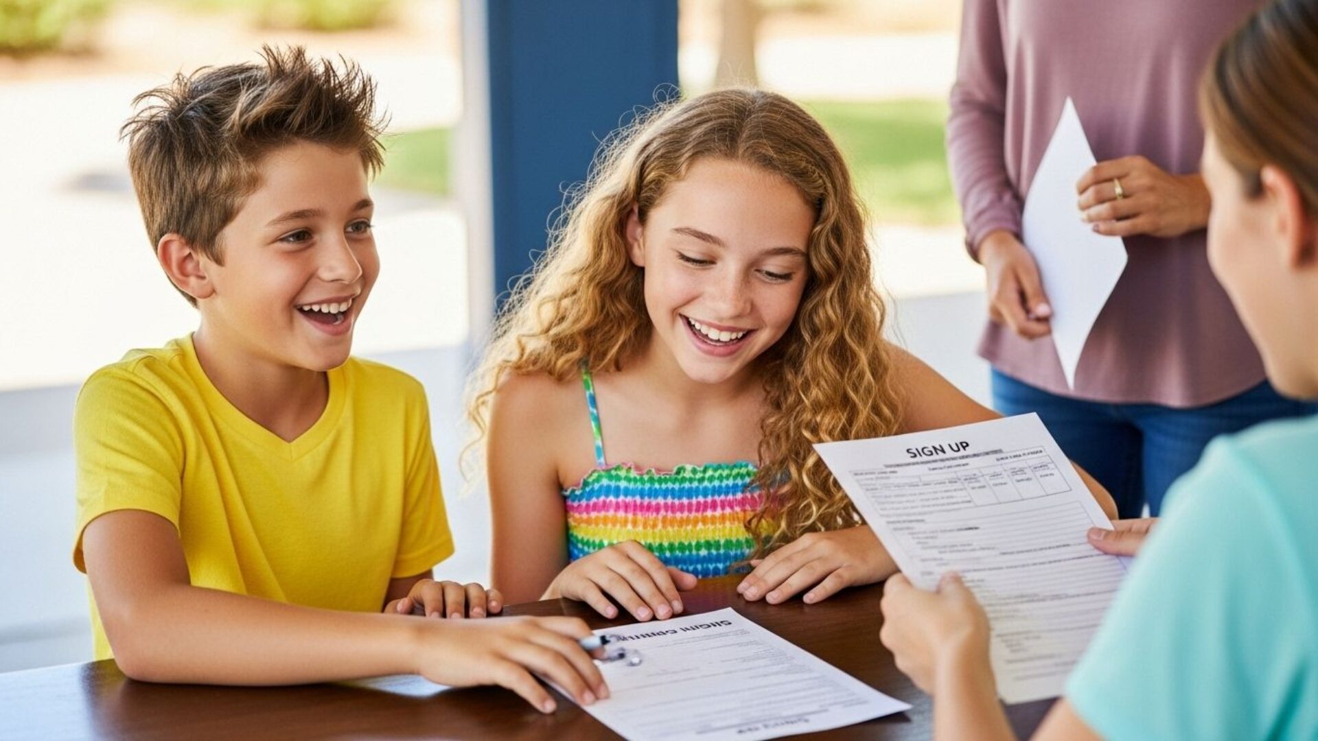 Hoe schrijf je je in voor kamp of feest?