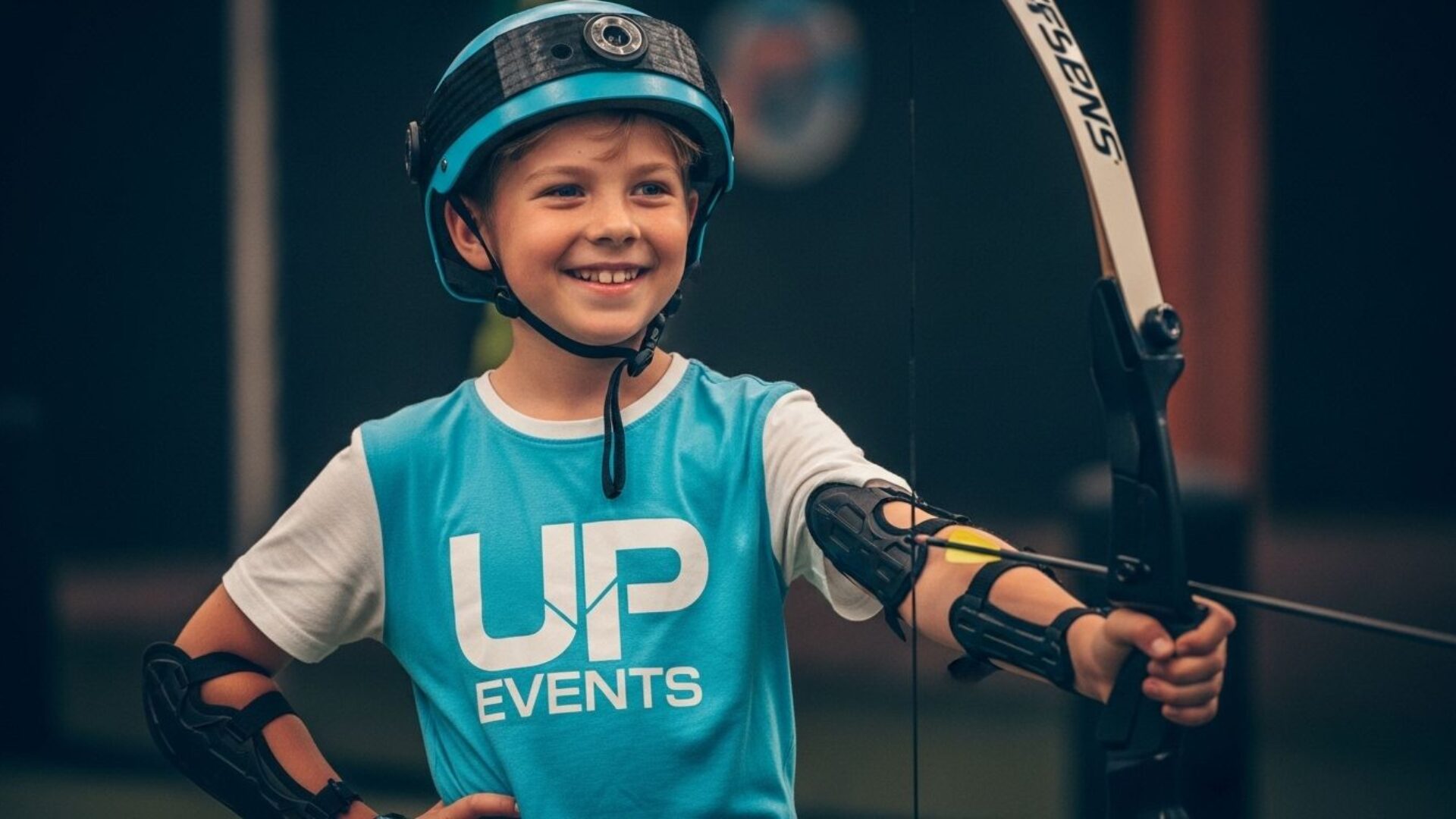 How safe is archery tag for children at UP Events?