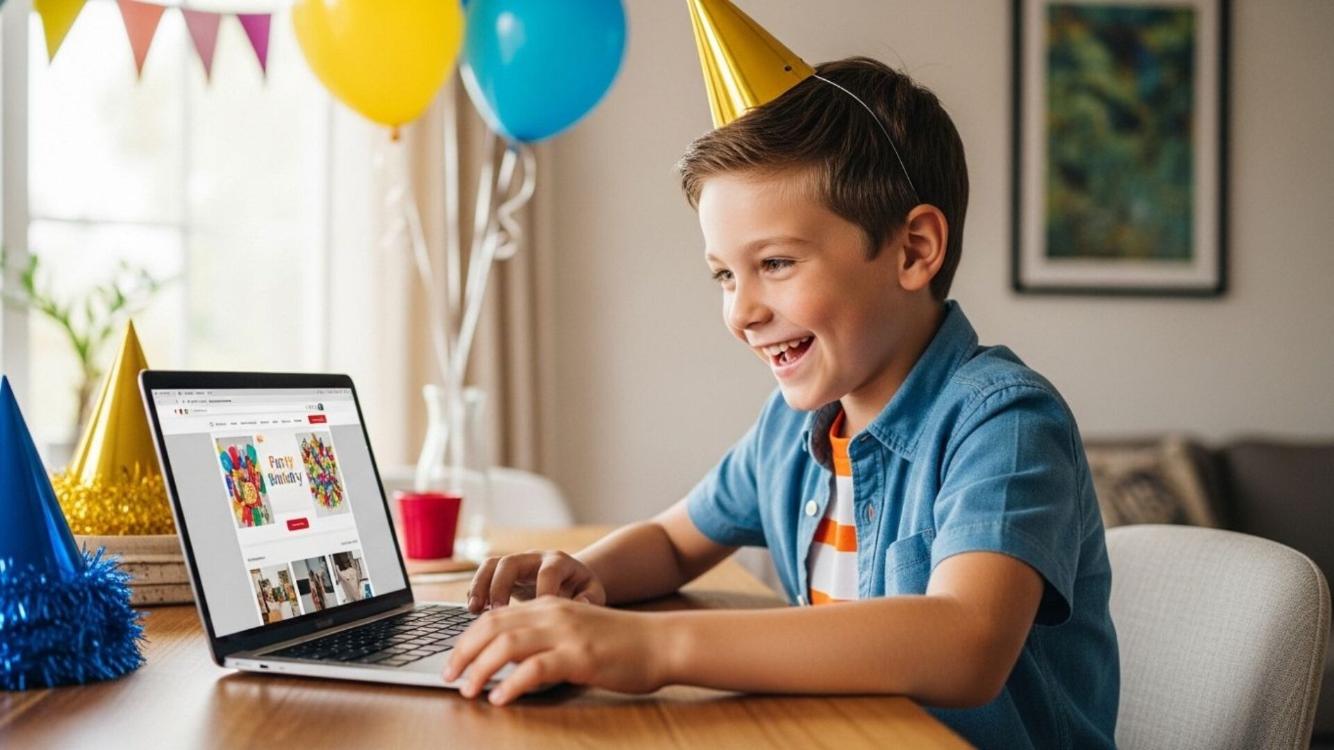 Kan je online een kinderfeestje boeken?