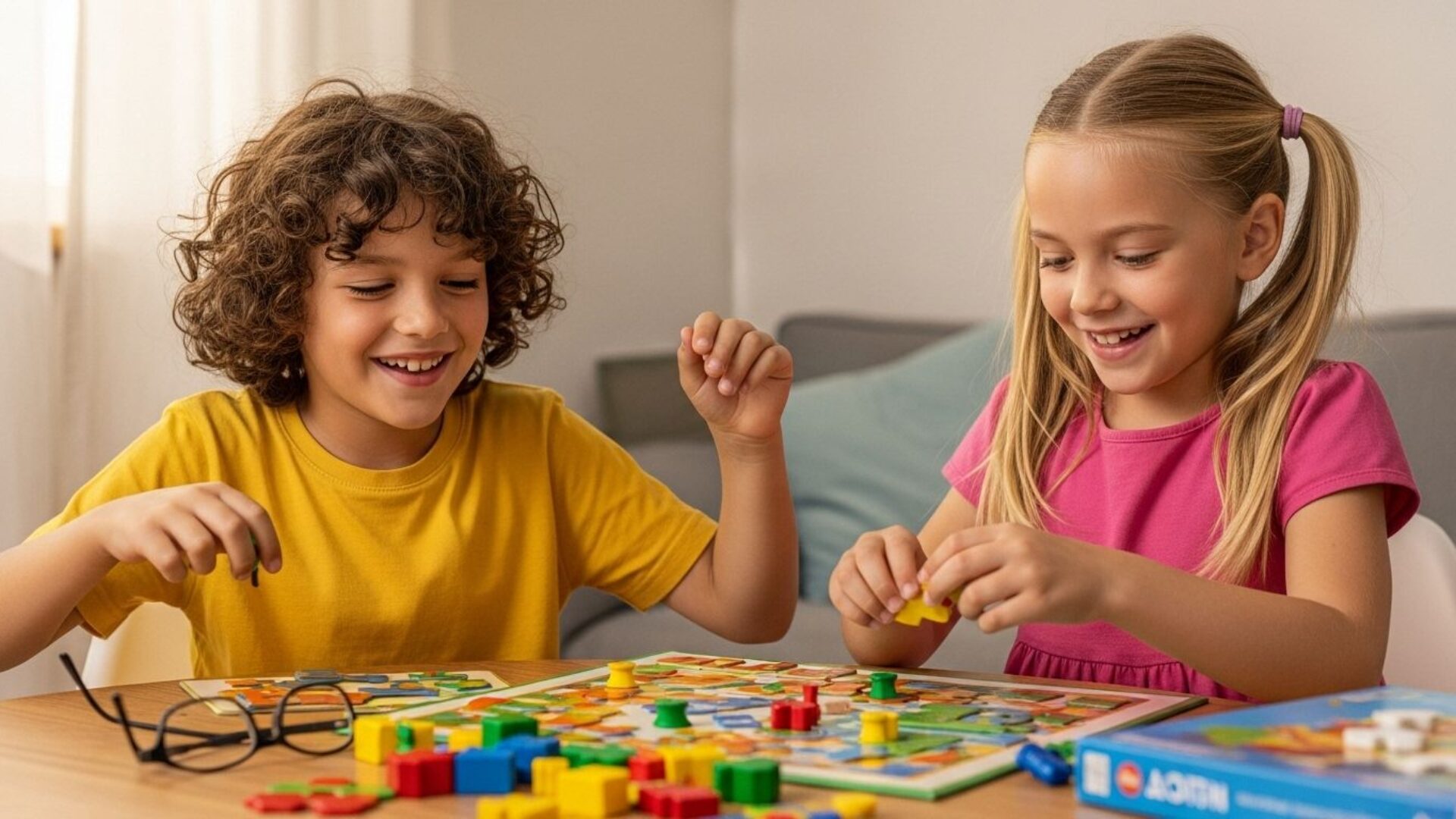 Welke spellen staan in de speelhoek?