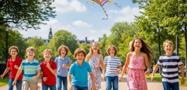 What activities are included in a kids summer camp in Amsterdam?