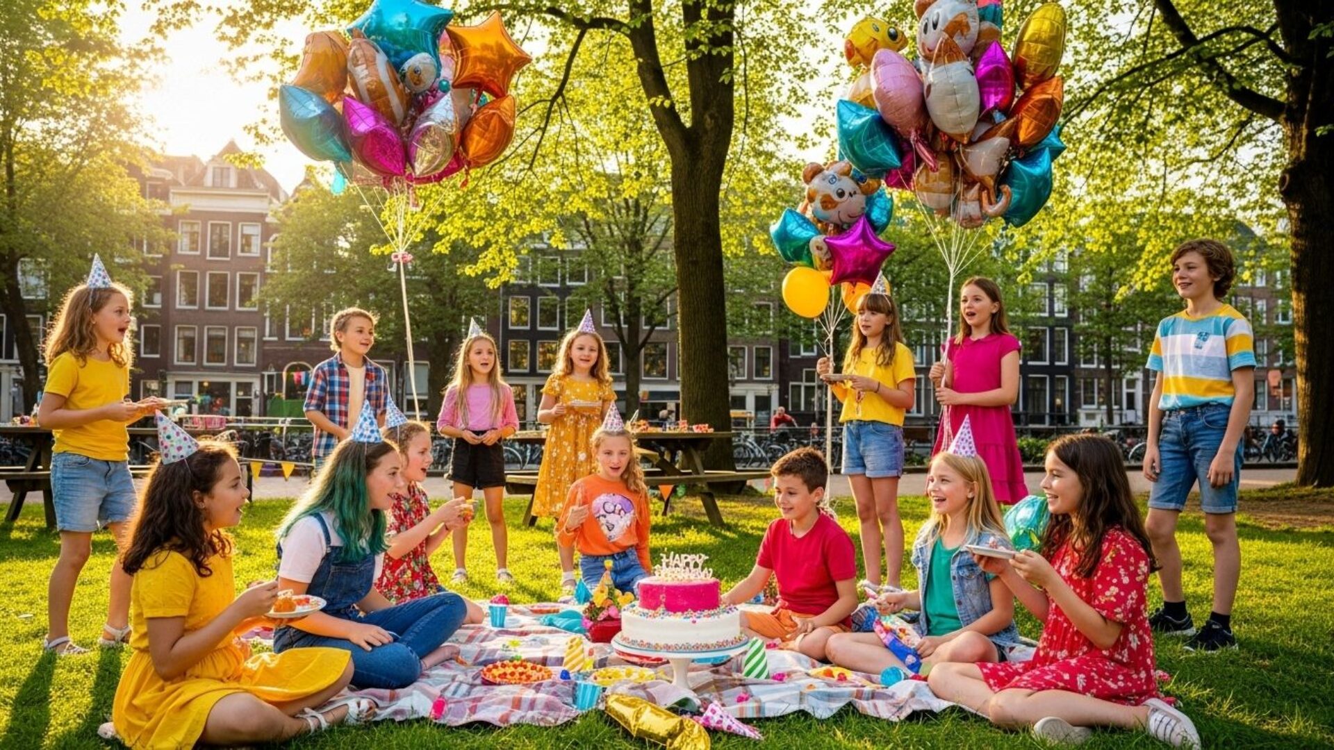 What are fun outdoor birthday party ideas in Amsterdam?