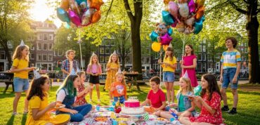 What are fun outdoor birthday party ideas in Amsterdam?