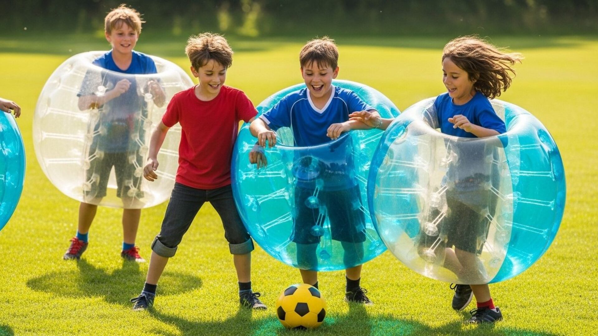 What is bubble football for kids and how does it work?