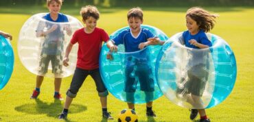 What is bubble football for kids and how does it work?