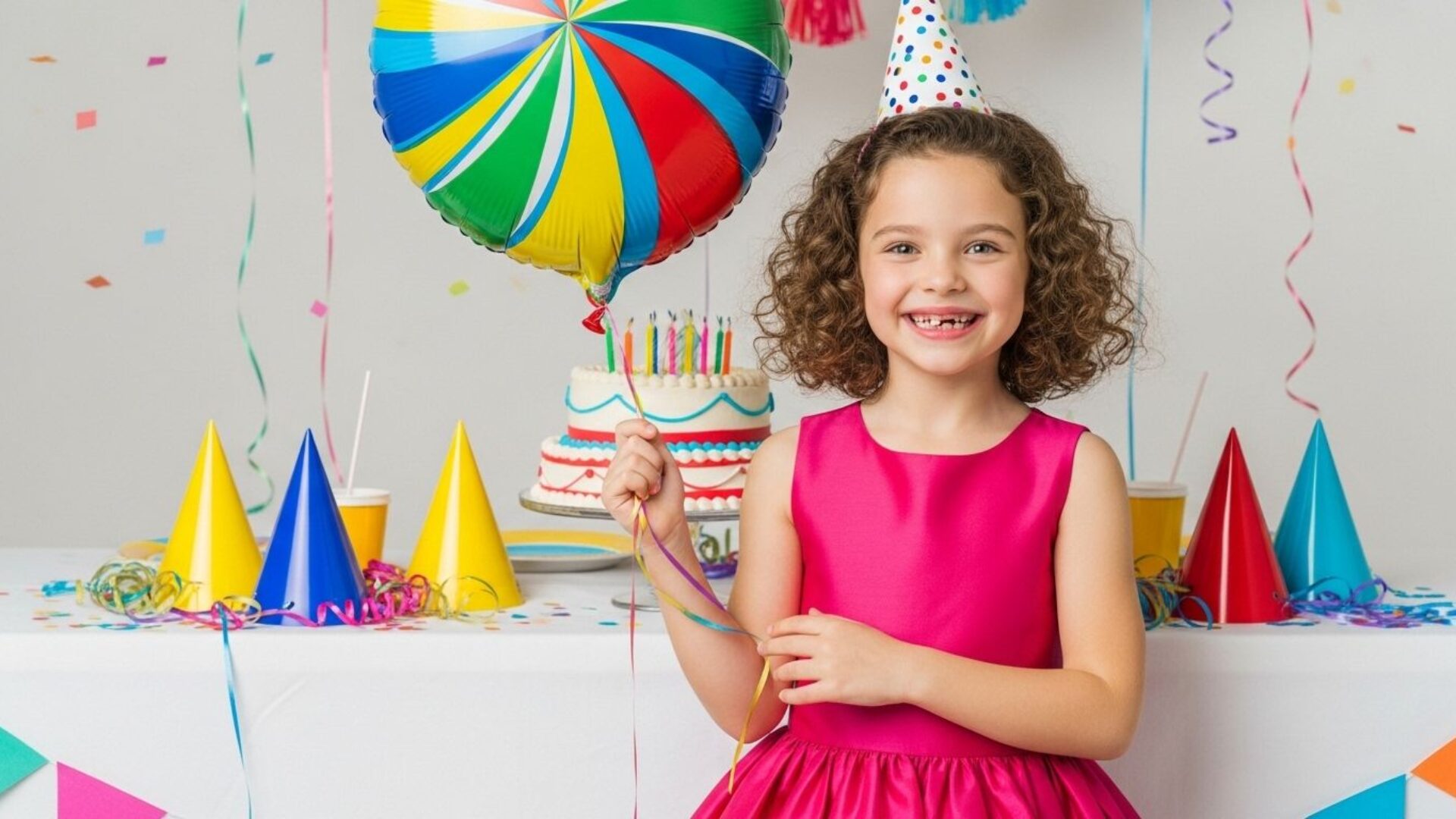 What is included in a kids birthday package at UP Events?