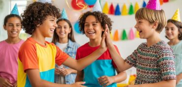 What is the best group size for a kids party at UP Events?